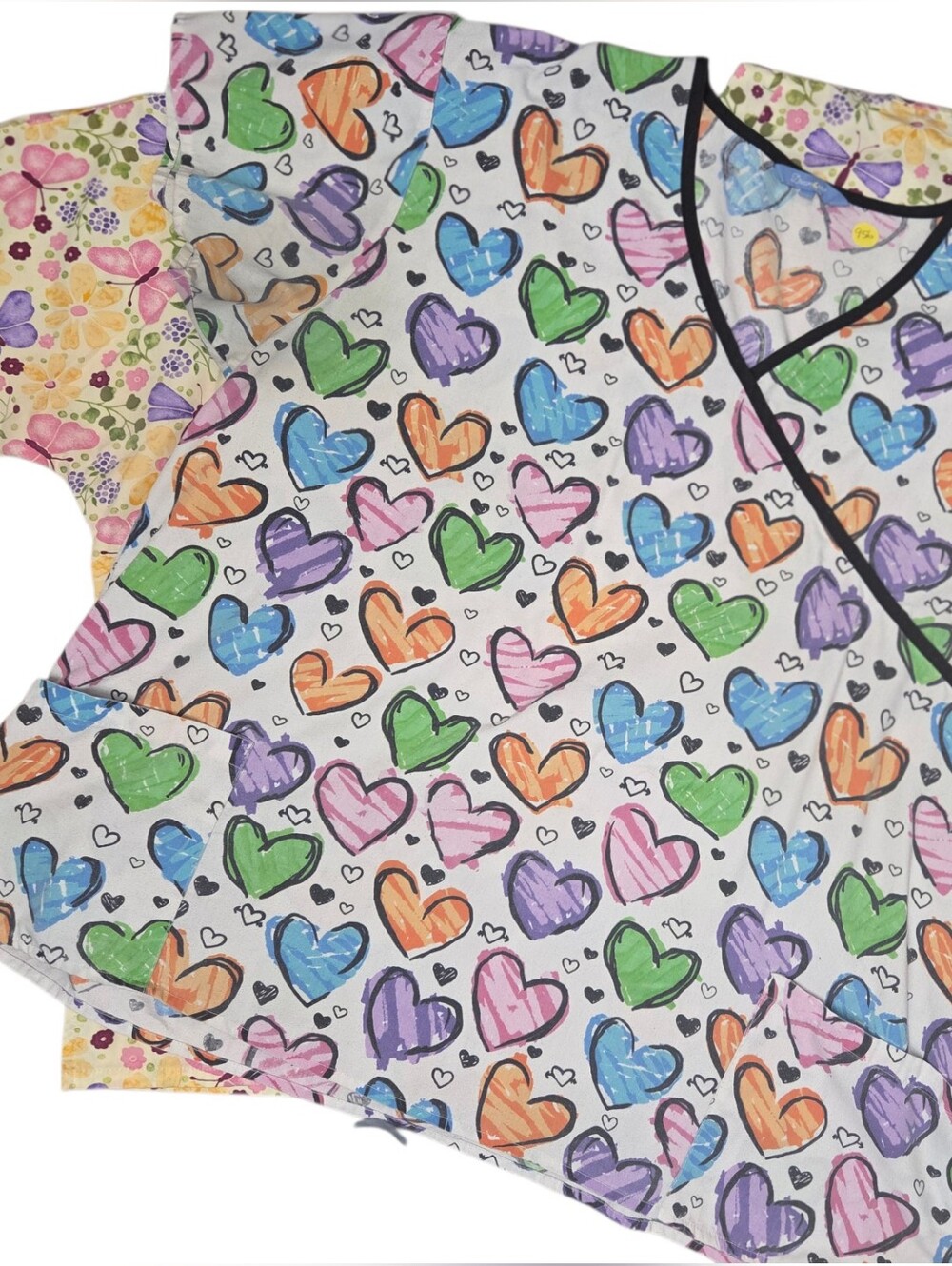 Bundle Of 2  Scrub Tops